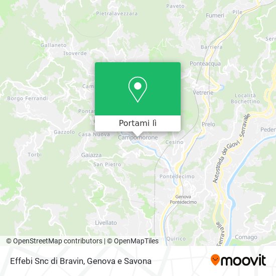 Mappa Effebi Snc di Bravin