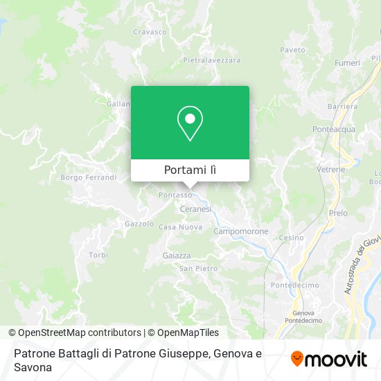 Mappa Patrone Battagli di Patrone Giuseppe