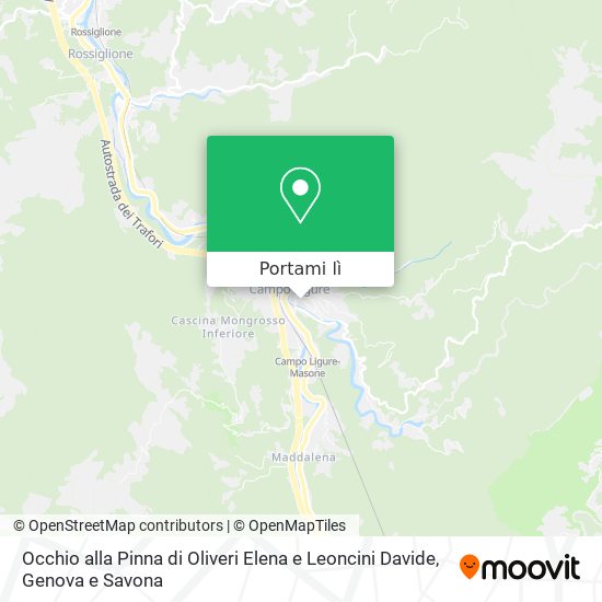 Mappa Occhio alla Pinna di Oliveri Elena e Leoncini Davide