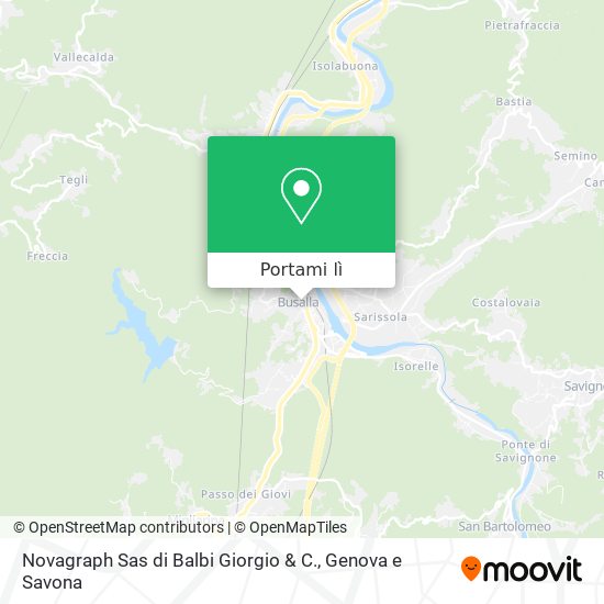 Mappa Novagraph Sas di Balbi Giorgio & C.