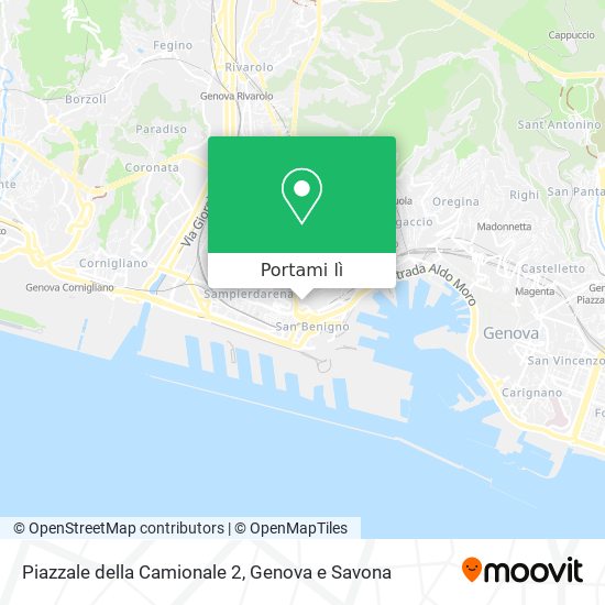 Mappa Piazzale della Camionale 2