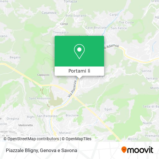 Mappa Piazzale Bligny