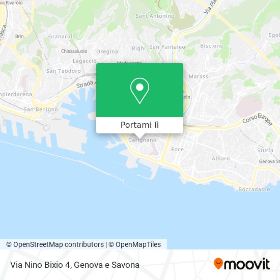 Mappa Via Nino Bixio 4
