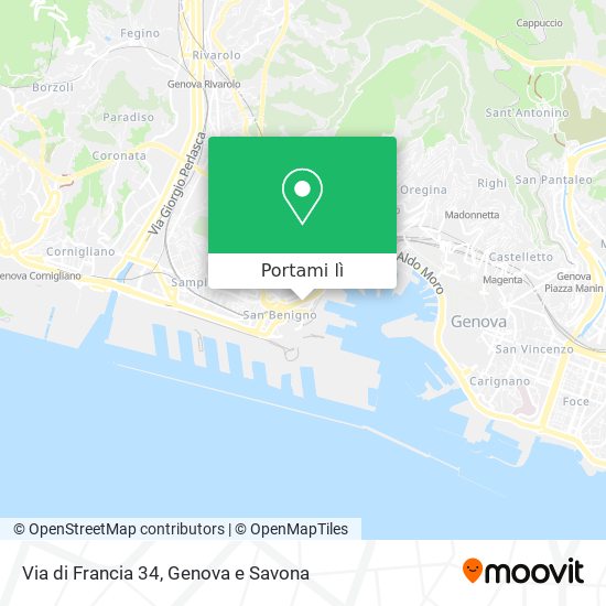 Mappa Via di Francia 34
