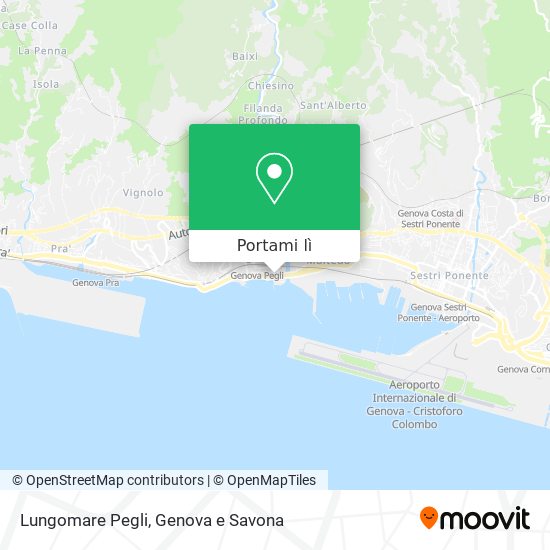 Mappa Lungomare Pegli