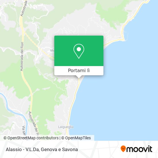 Mappa Alassio - V.L.Da