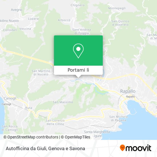 Mappa Autofficina da Giuli