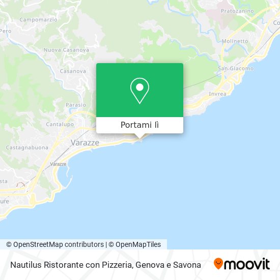 Mappa Nautilus Ristorante con Pizzeria