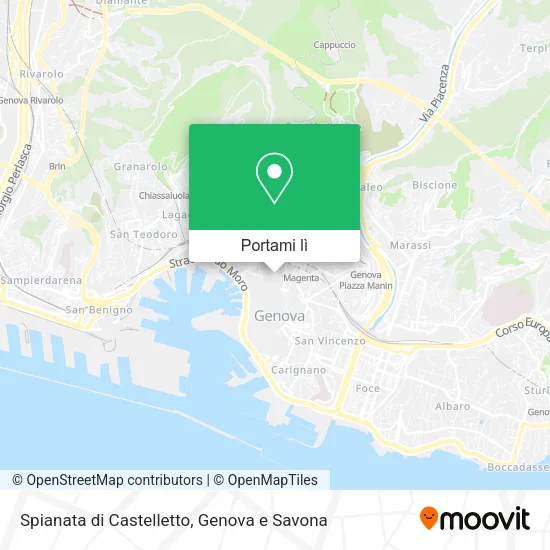 Mappa Spianata di Castelletto
