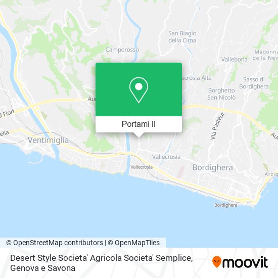 Mappa Desert Style Societa' Agricola Societa' Semplice