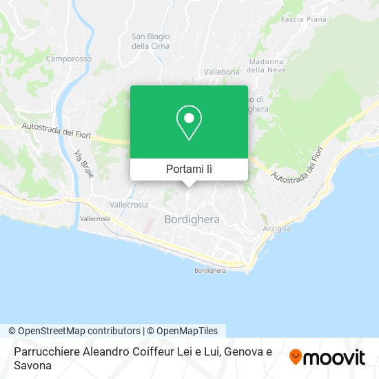 Mappa Parrucchiere Aleandro Coiffeur Lei e Lui