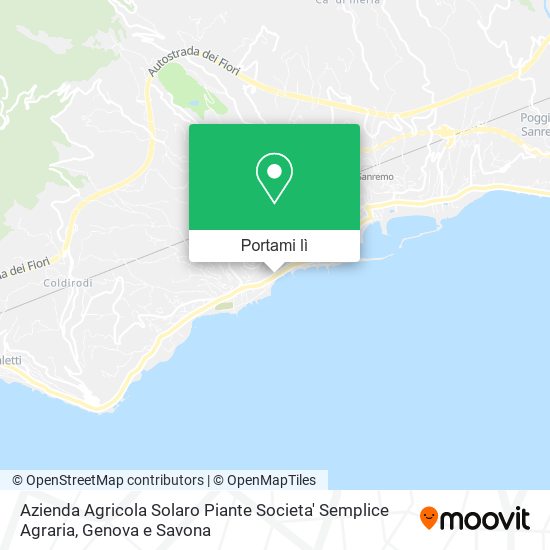 Mappa Azienda Agricola Solaro Piante Societa' Semplice Agraria