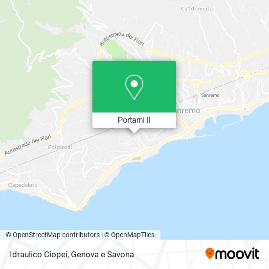 Mappa Idraulico Ciopei