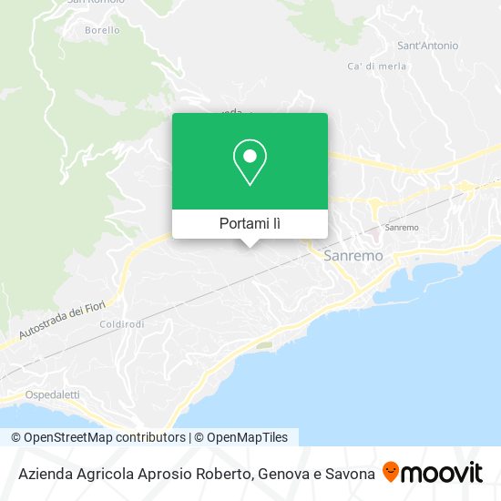 Mappa Azienda Agricola Aprosio Roberto