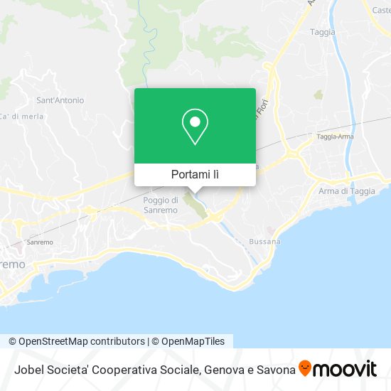 Mappa Jobel Societa' Cooperativa Sociale