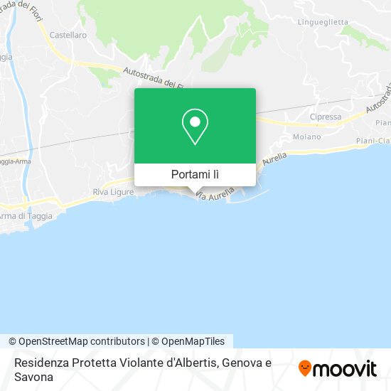 Mappa Residenza Protetta Violante d'Albertis