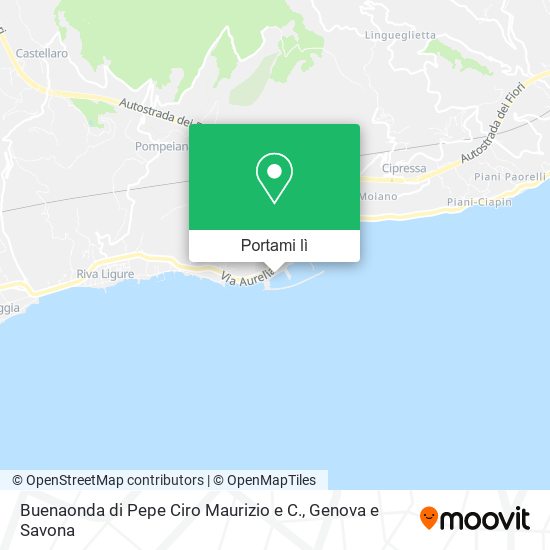 Mappa Buenaonda di Pepe Ciro Maurizio e C.