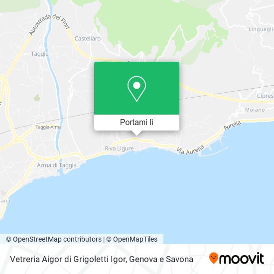 Mappa Vetreria Aigor di Grigoletti Igor