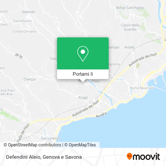 Mappa Defendini Aleio