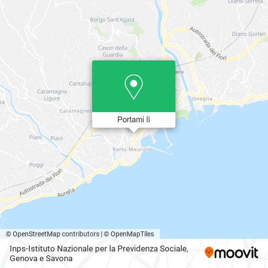 Mappa Inps-Istituto Nazionale per la Previdenza Sociale
