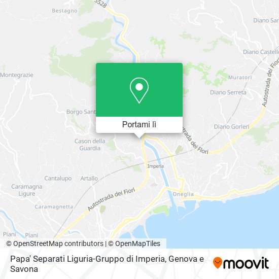 Mappa Papa' Separati Liguria-Gruppo di Imperia