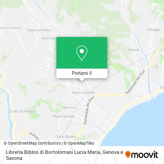 Mappa Libreria Biblos di Bortolomasi Lucia Maria