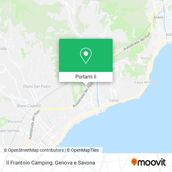 Mappa Il Frantoio Camping