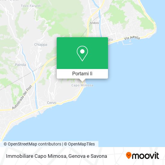 Mappa Immobiliare Capo Mimosa