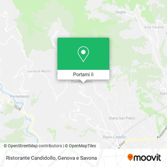 Mappa Ristorante Candidollo