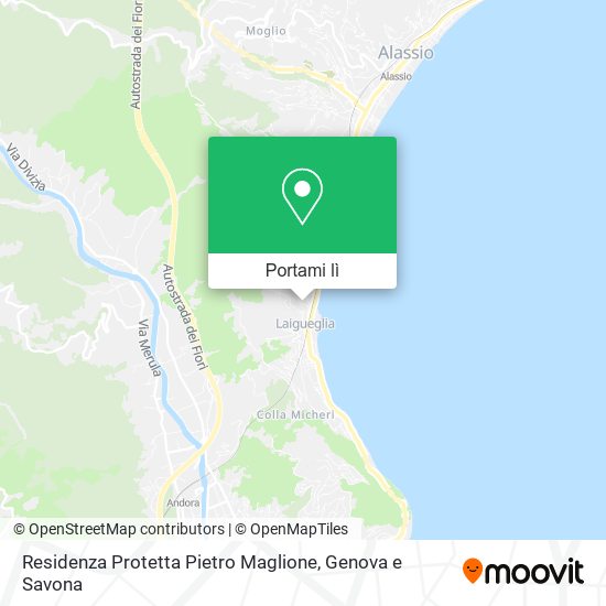 Mappa Residenza Protetta Pietro Maglione