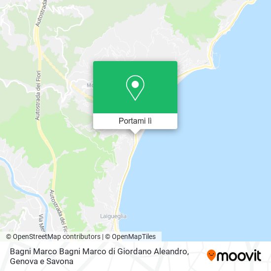 Mappa Bagni Marco Bagni Marco di Giordano Aleandro