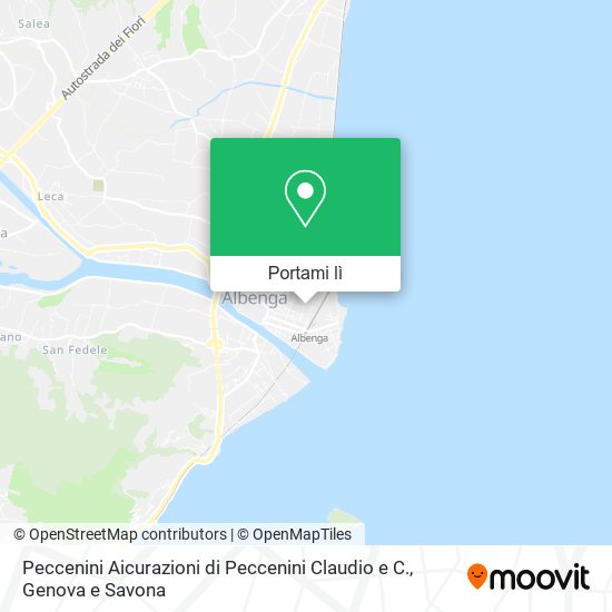 Mappa Peccenini Aicurazioni di Peccenini Claudio e C.