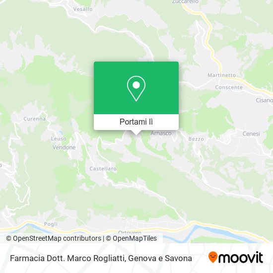 Mappa Farmacia Dott. Marco Rogliatti