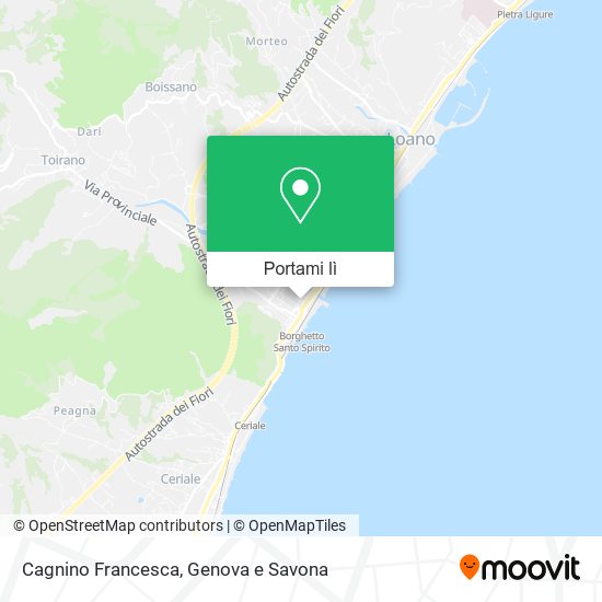 Mappa Cagnino Francesca