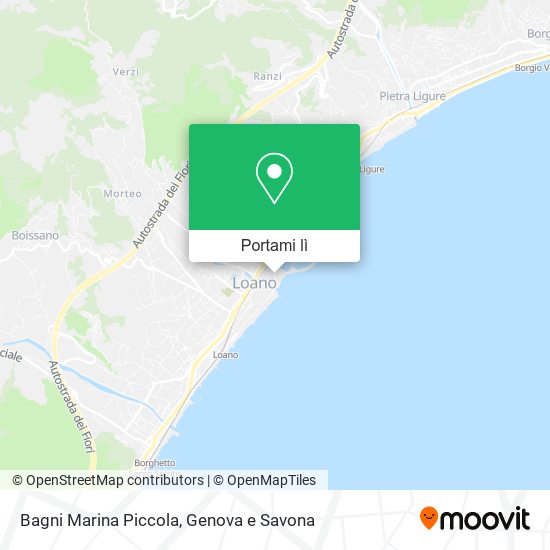 Mappa Bagni Marina Piccola