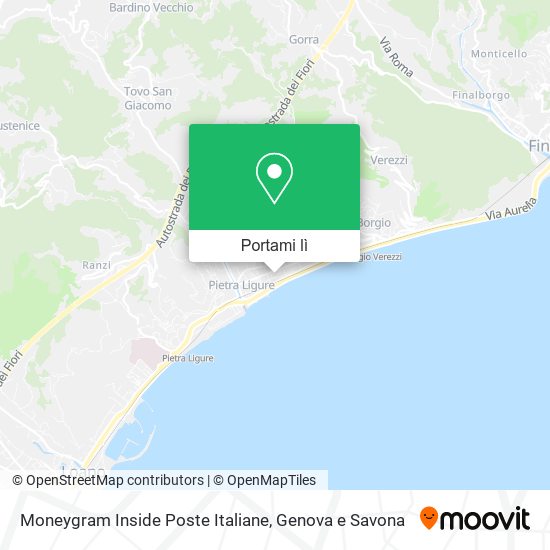 Mappa Moneygram Inside Poste Italiane