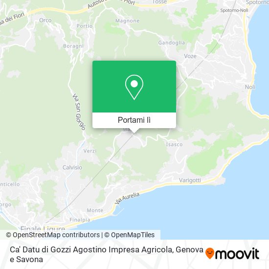 Mappa Ca' Datu di Gozzi Agostino Impresa Agricola