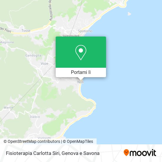 Mappa Fisioterapia Carlotta Siri