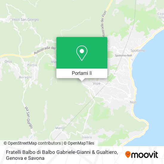 Mappa Fratelli Balbo di Balbo Gabriele-Gianni & Gualtiero