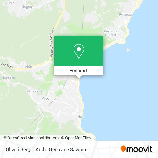 Mappa Oliveri Sergio Arch.
