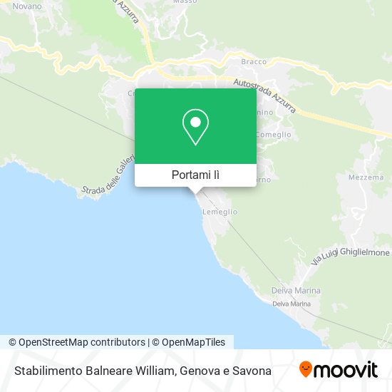 Mappa Stabilimento Balneare William