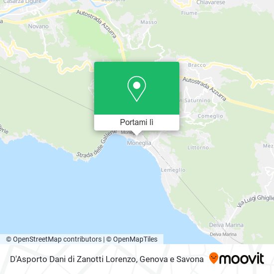 Mappa D'Asporto Dani di Zanotti Lorenzo