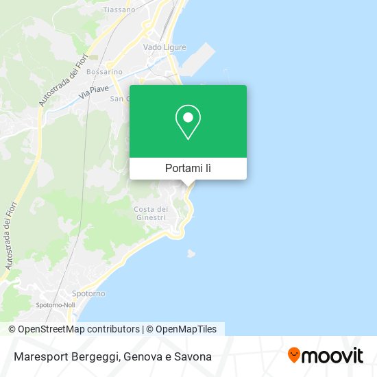 Mappa Maresport Bergeggi