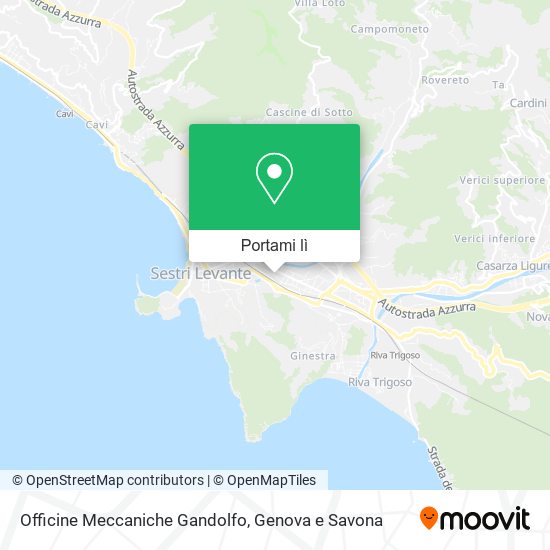 Mappa Officine Meccaniche Gandolfo