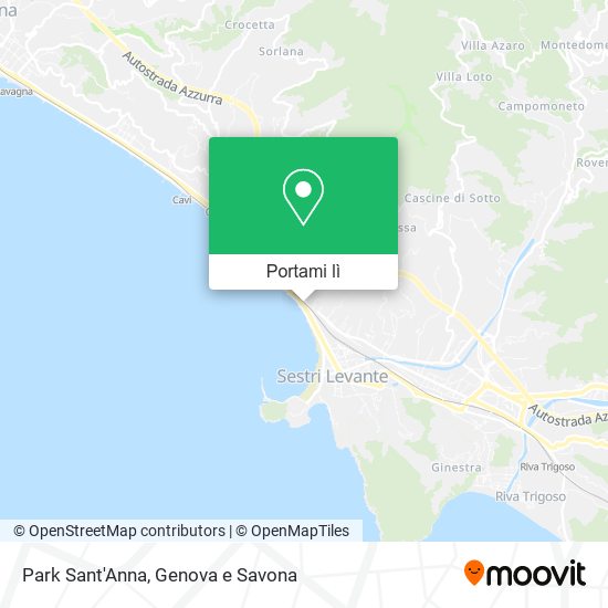 Mappa Park Sant'Anna