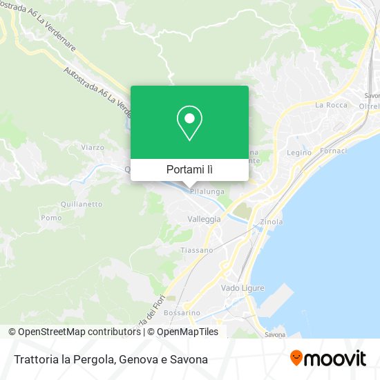 Mappa Trattoria la Pergola