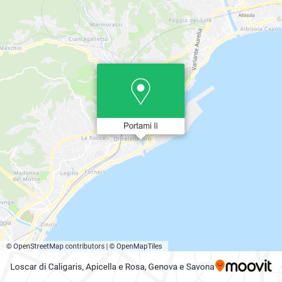 Mappa Loscar di Caligaris, Apicella e Rosa