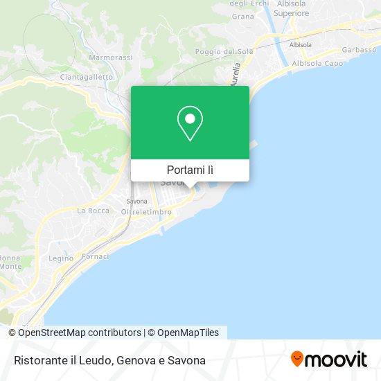 Mappa Ristorante il Leudo