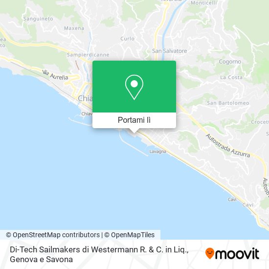 Mappa Di-Tech Sailmakers di Westermann R. & C. in Liq.