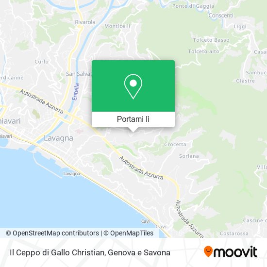 Mappa Il Ceppo di Gallo Christian